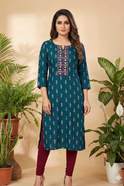 Embroidery KurtiEK 1712