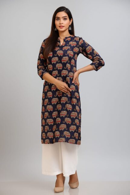 Kalamkari Cotton Kurtis 
KCK 1065